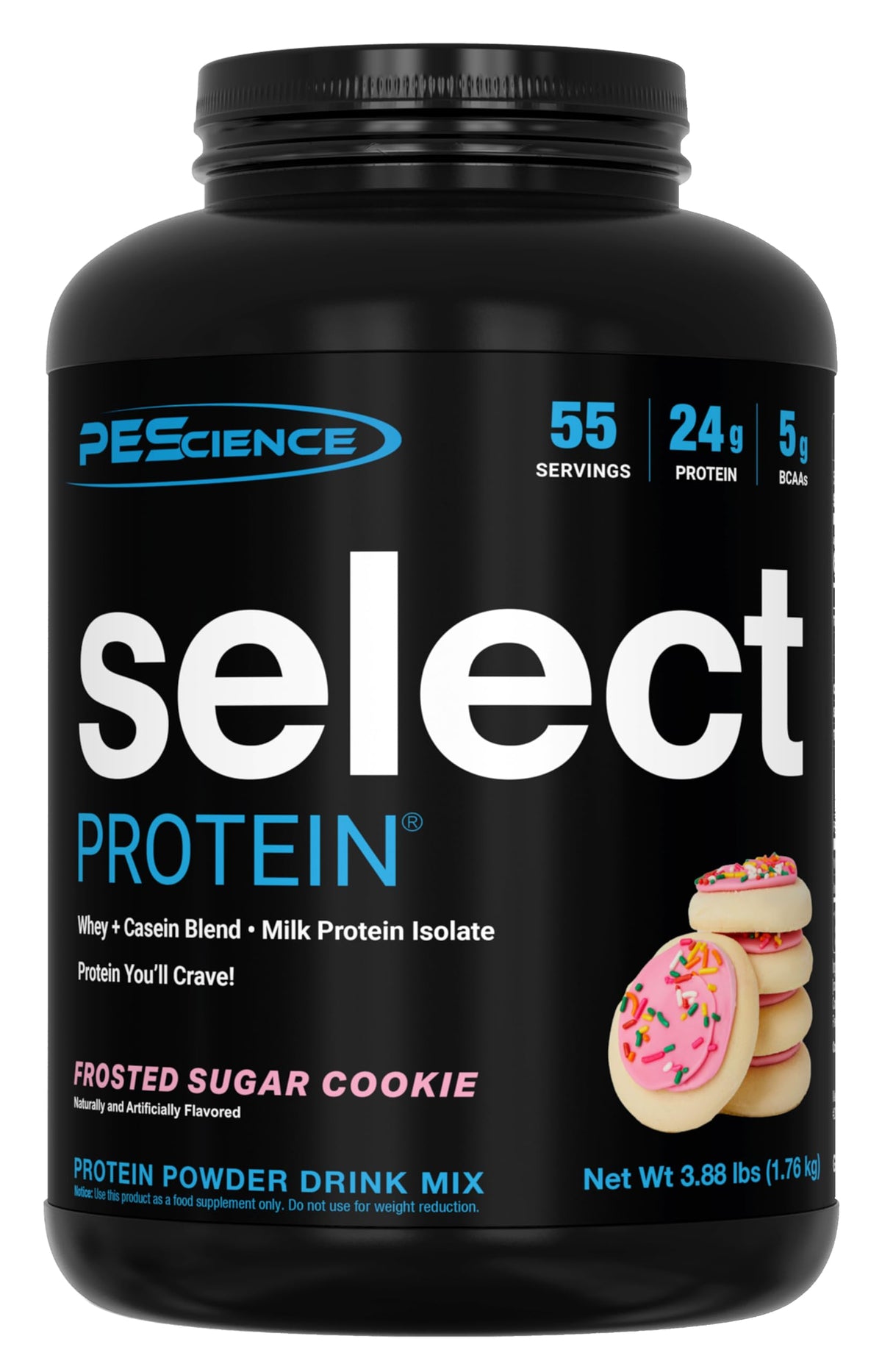 PEScience Select Protein Powder, Gourmet Vanilla, 55 Servings