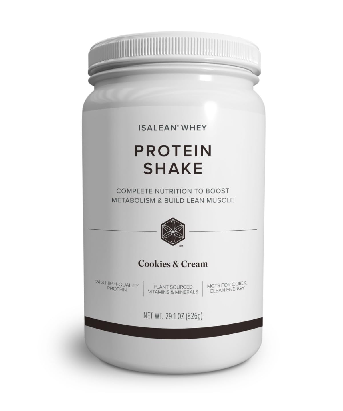 Isagenix IsaLean, 24g Protein Shake, Birthday Cake, 28.1 oz