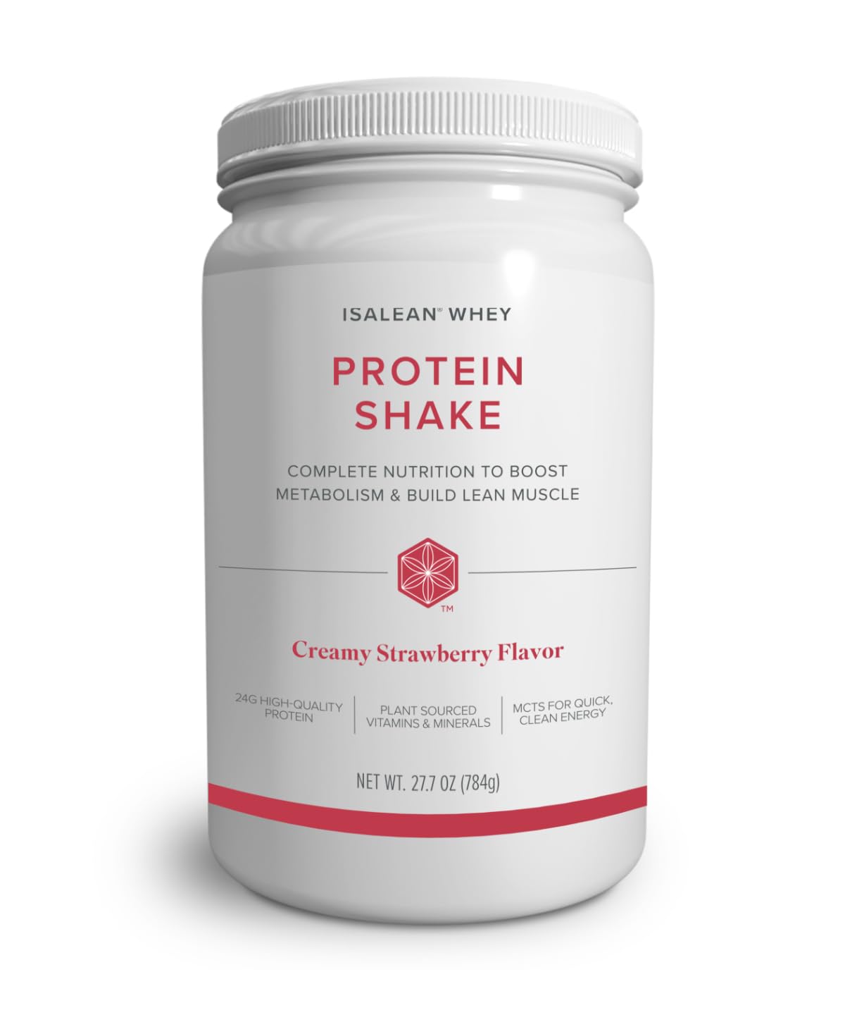 Isagenix IsaLean, 24g Protein Shake, Birthday Cake, 28.1 oz
