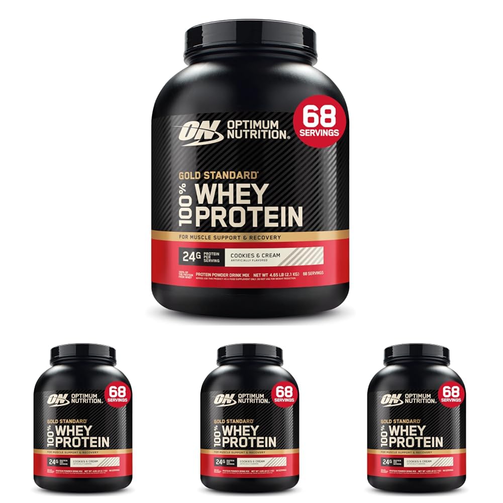 Optimum Nutrition Gold Standard Whey Protein, Double Rich Chocolate, 2 LB