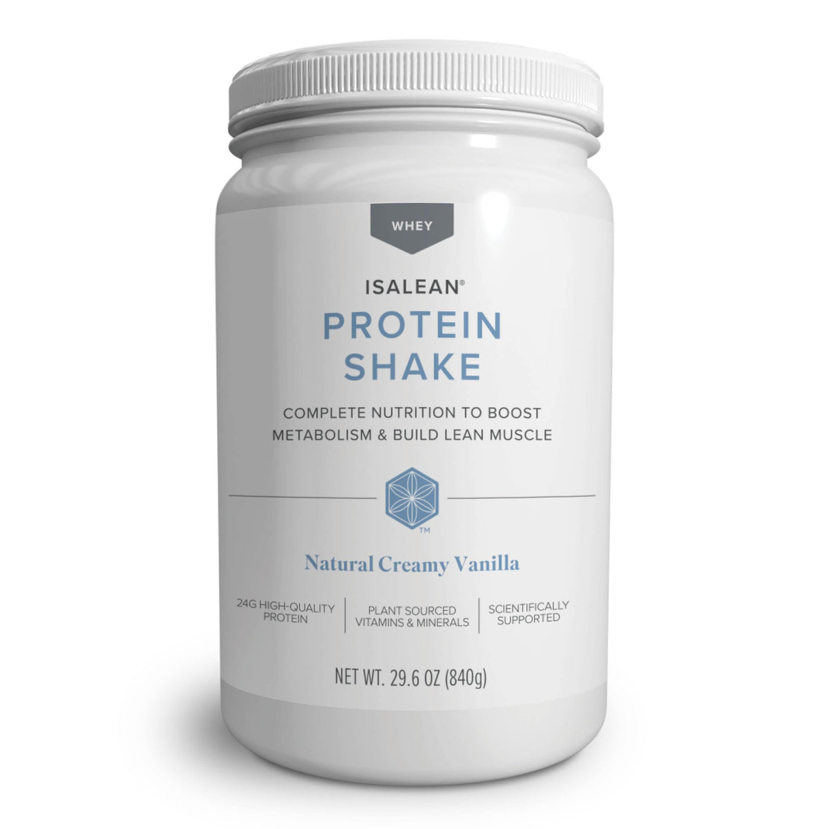 Isagenix IsaLean, 24g Protein Shake, Creamy Strawberry, 27.7 oz