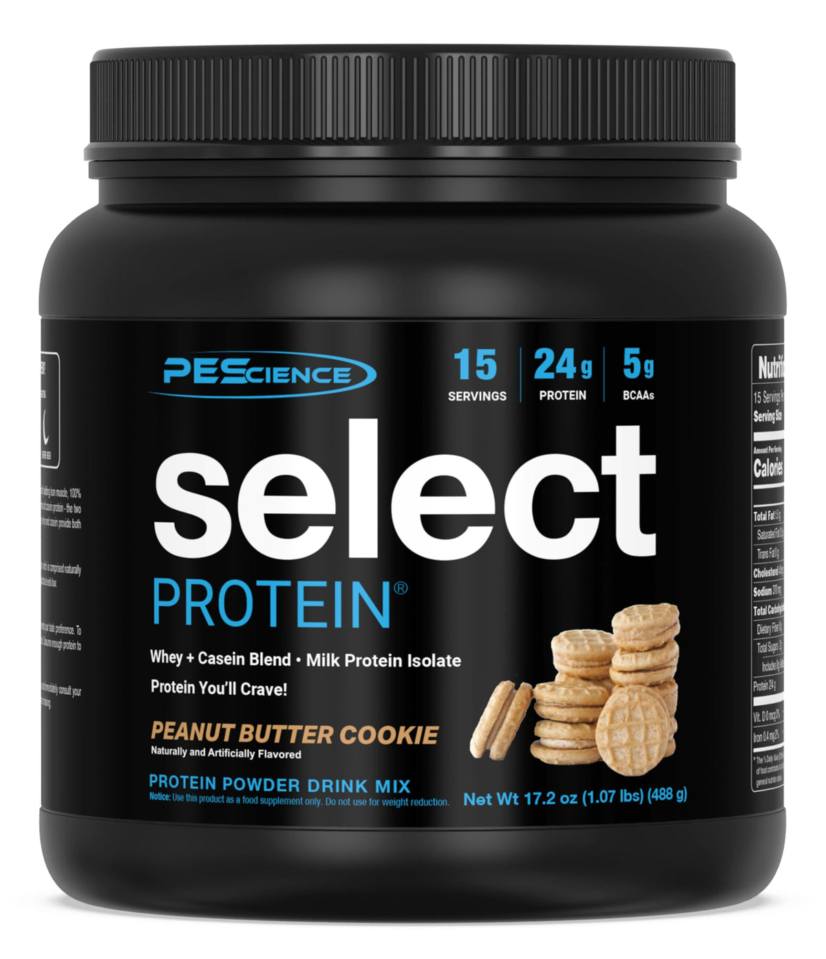PEScience Select Protein Powder, Gourmet Vanilla, 55 Servings