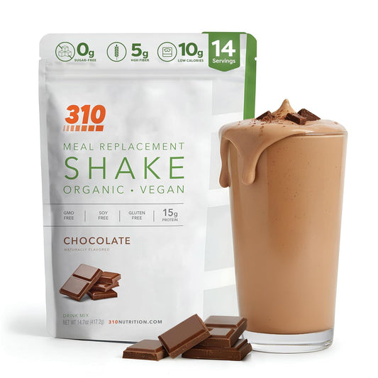 310 Nutrition Organic All-In-One Meal Replacement Shake Powder - Chocolate