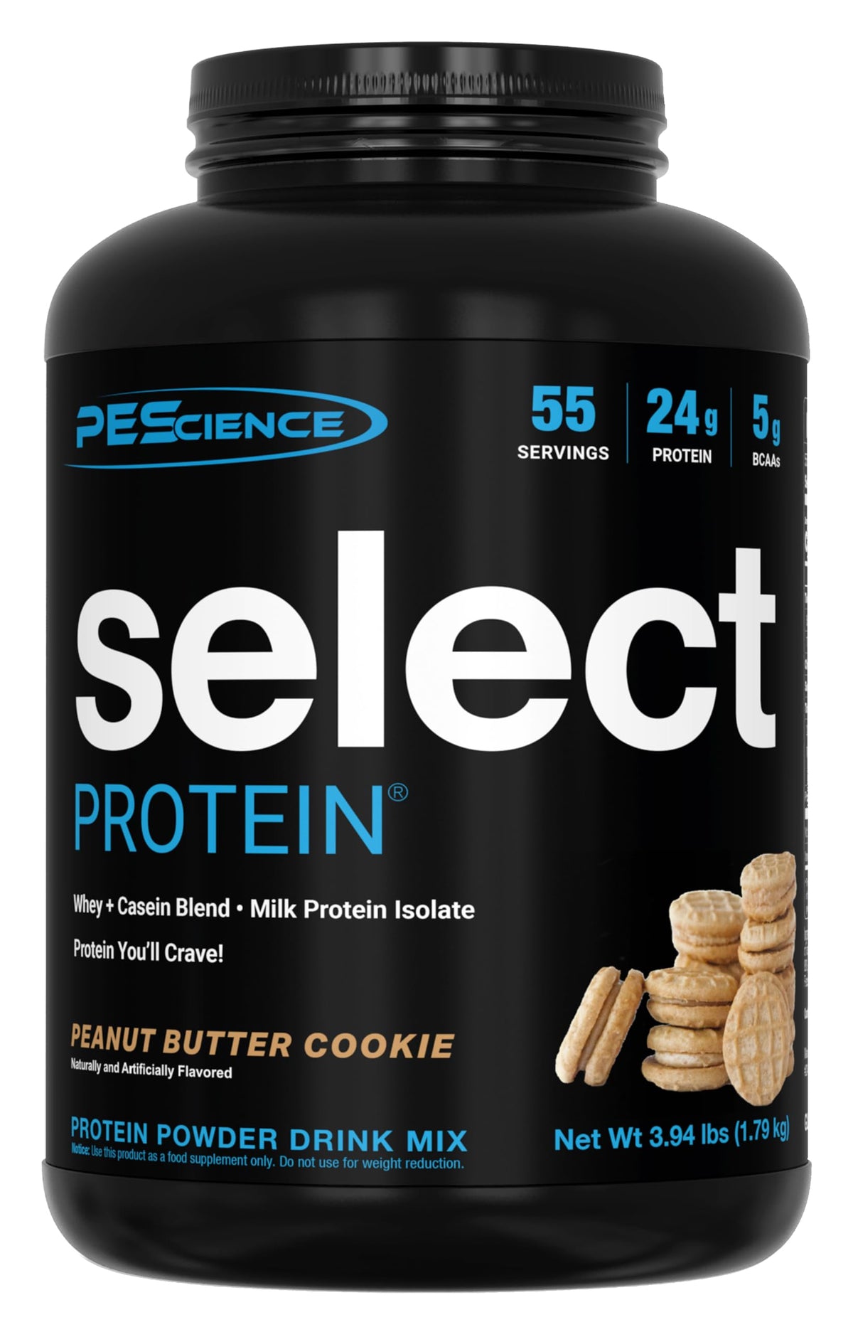 PEScience Select Protein Powder, Gourmet Vanilla, 55 Servings