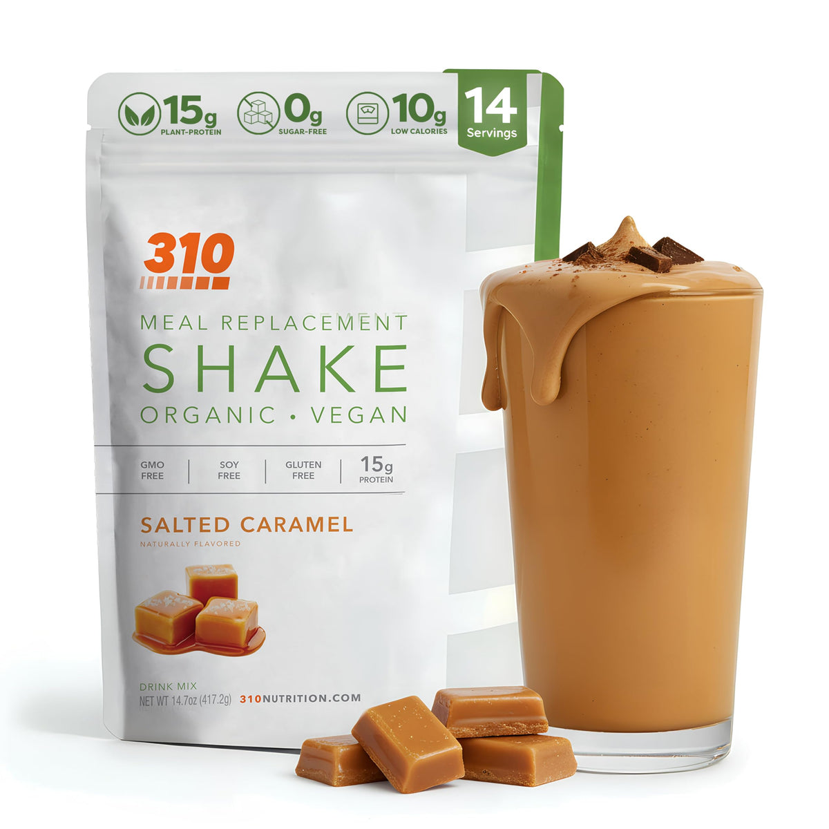 310 Nutrition Organic All-In-One Meal Replacement Shake Powder - Chocolate