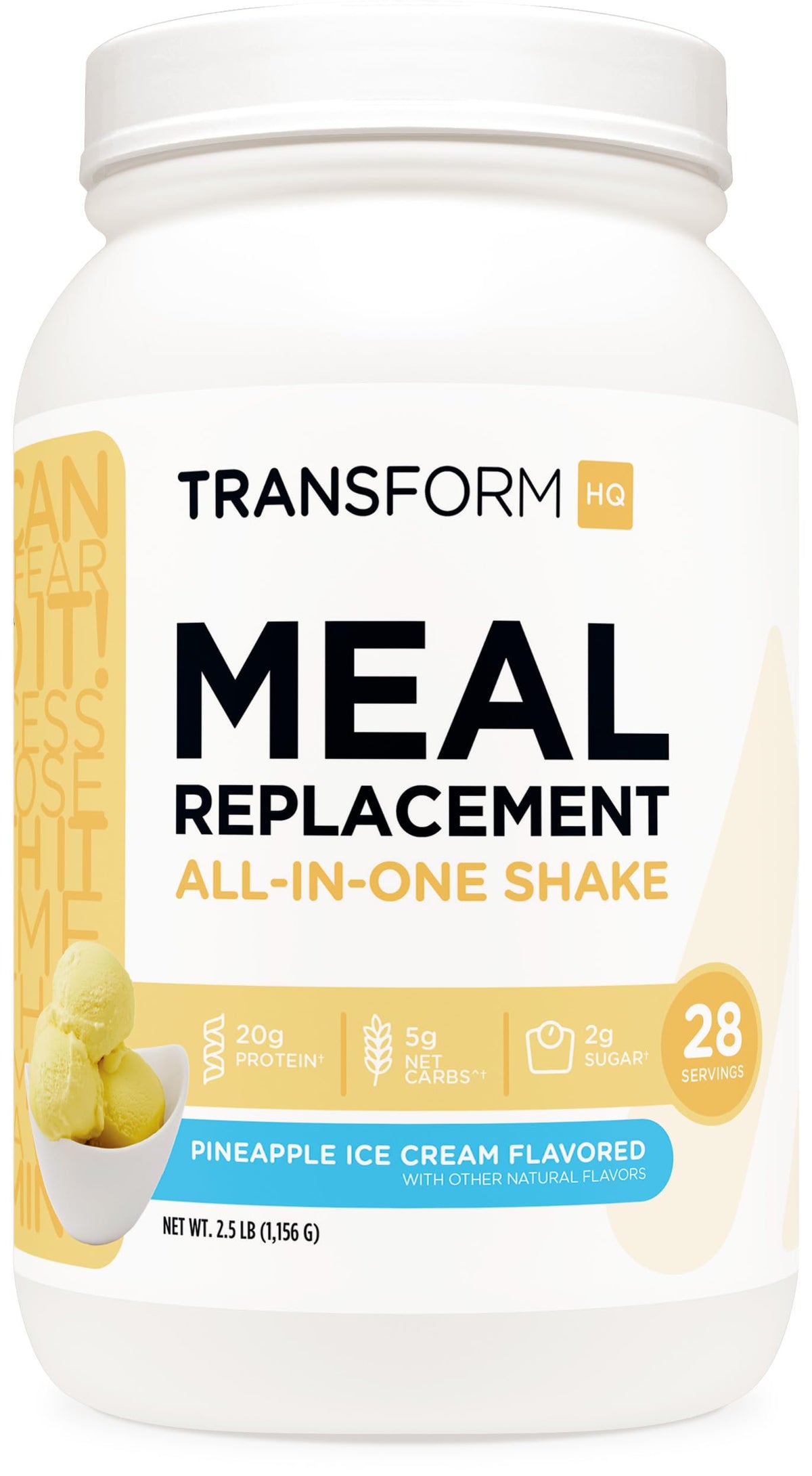 TransformHQ Meal Replacement Shake Powder (Vanilla) 28 Servings