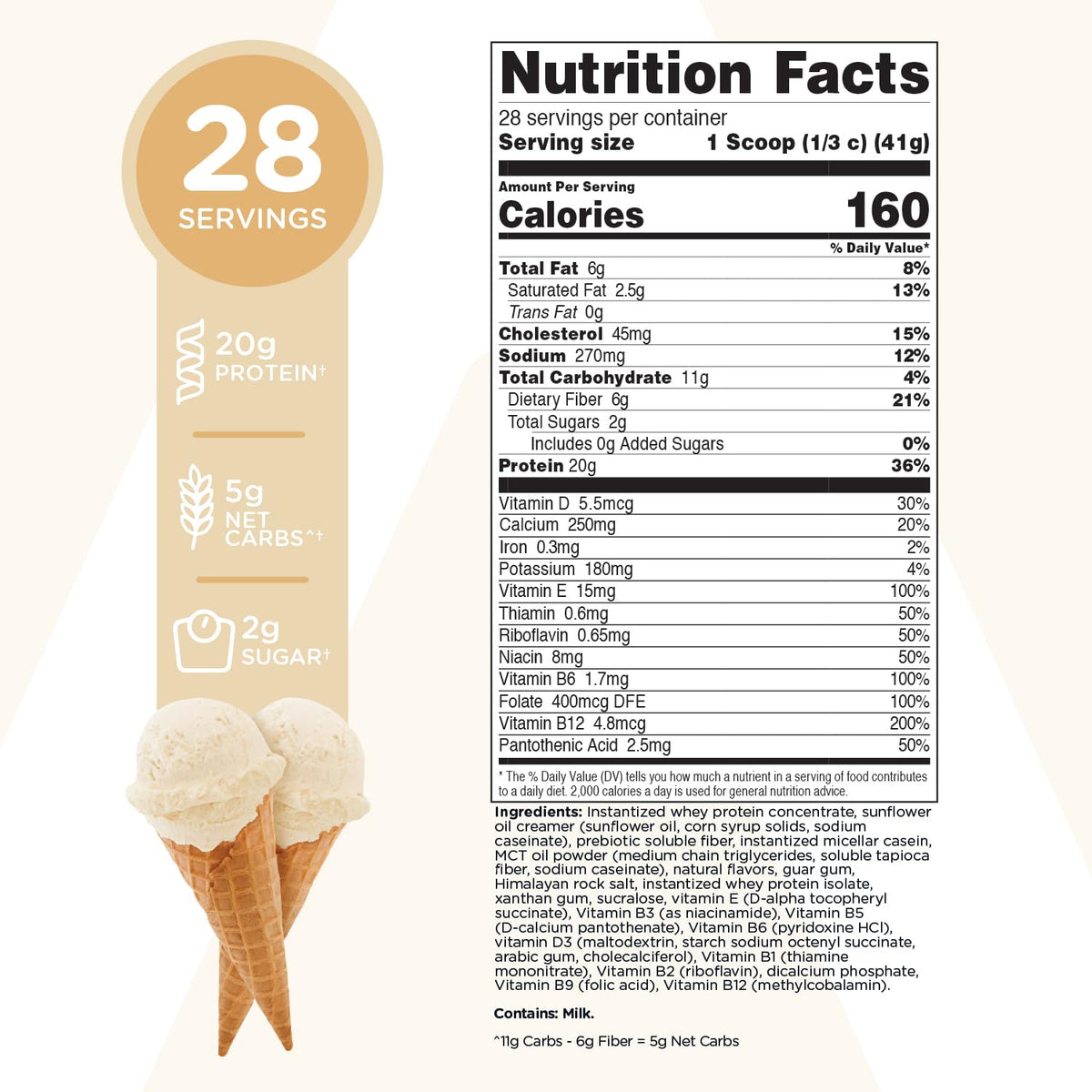 TransformHQ Meal Replacement Shake Powder (Vanilla) 28 Servings