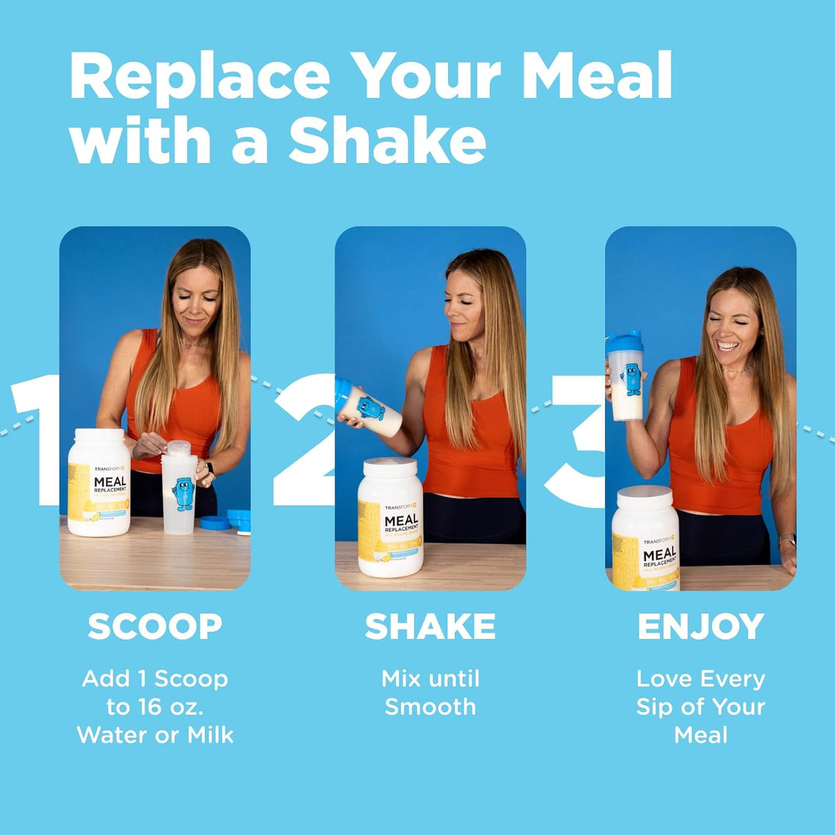 TransformHQ Meal Replacement Shake Powder (Vanilla) 28 Servings