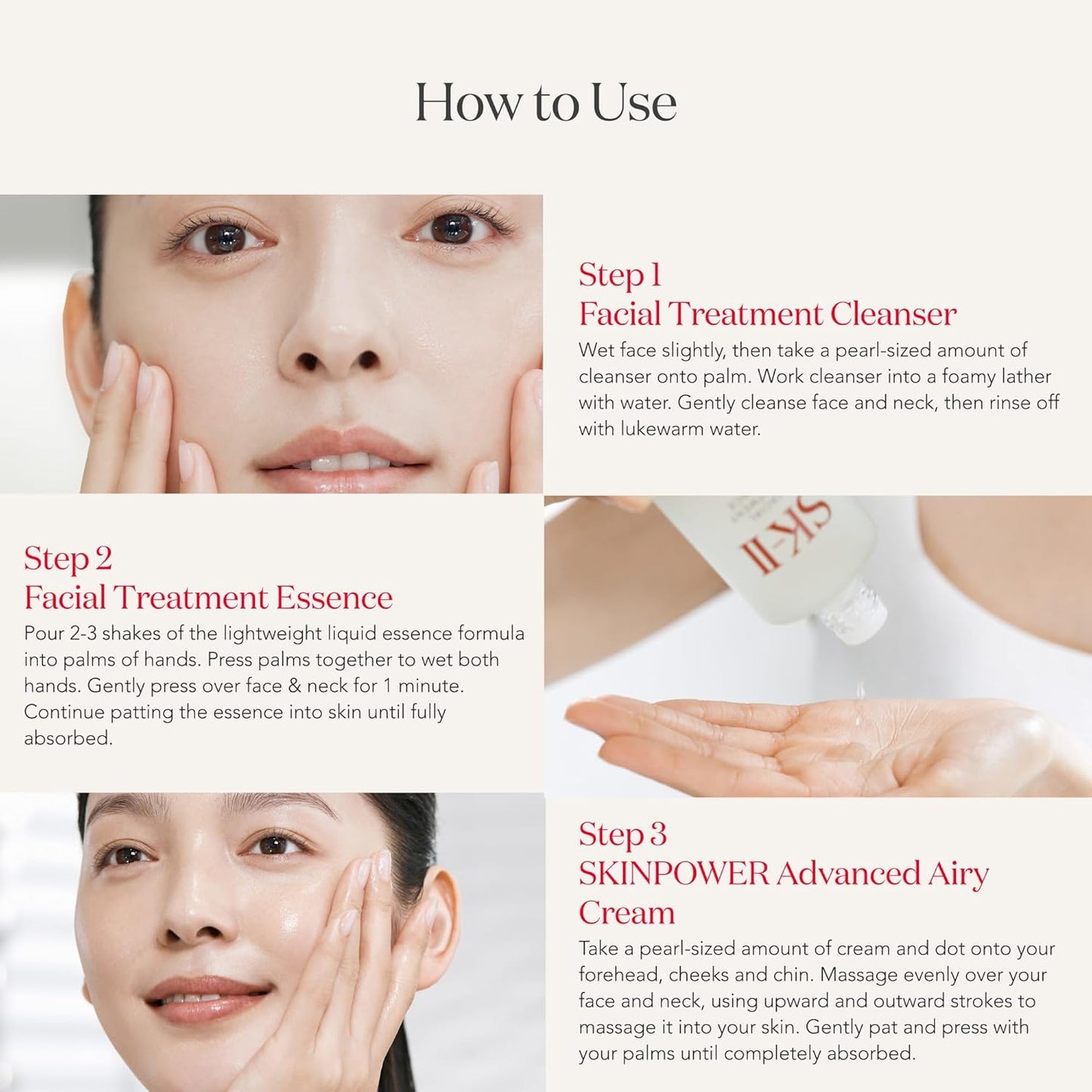 SK-II Youth Essentials Skin Care Set - Includes Facial Cleanser, Facial Essence & SKINPOWER Face Cream - Anti Aging Skin Care Set to Reduce Fine Lines & Improve Uneven Texture (3 Count)