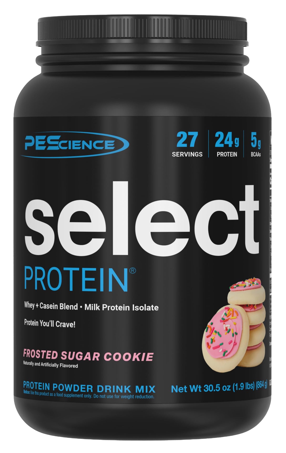 PEScience Select Protein Powder, Gourmet Vanilla, 55 Servings
