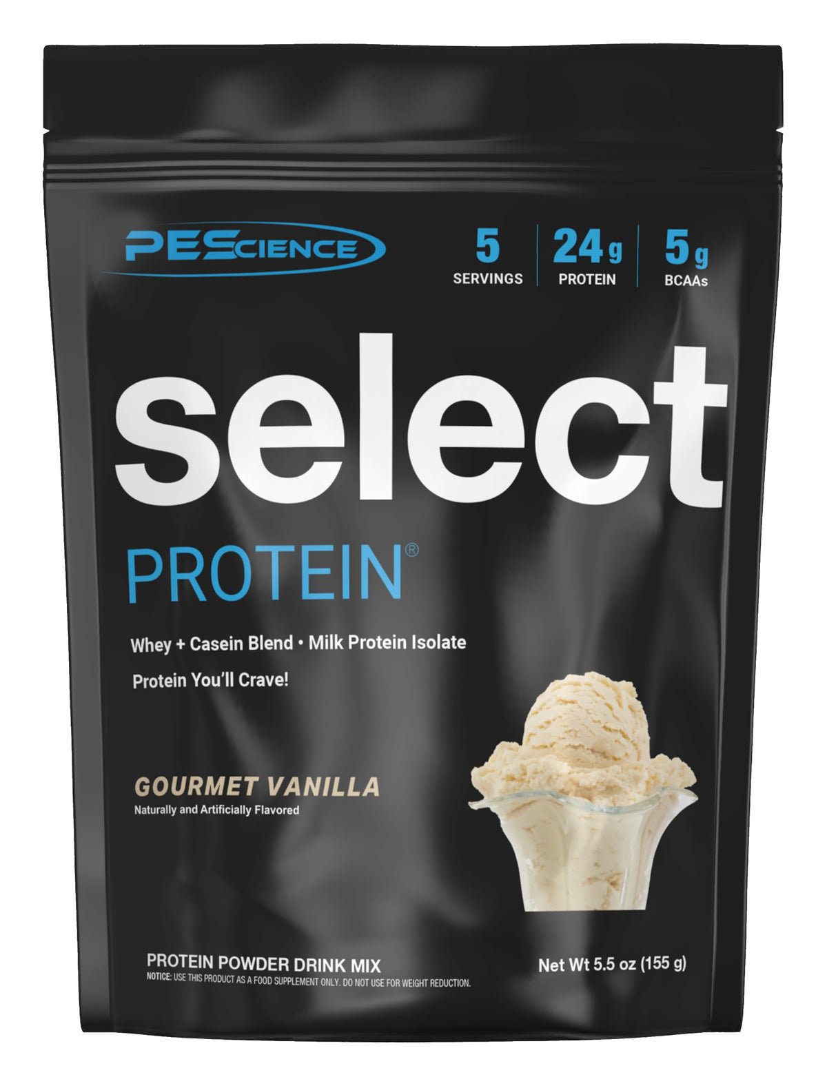 PEScience Select Protein Powder, Gourmet Vanilla, 55 Servings