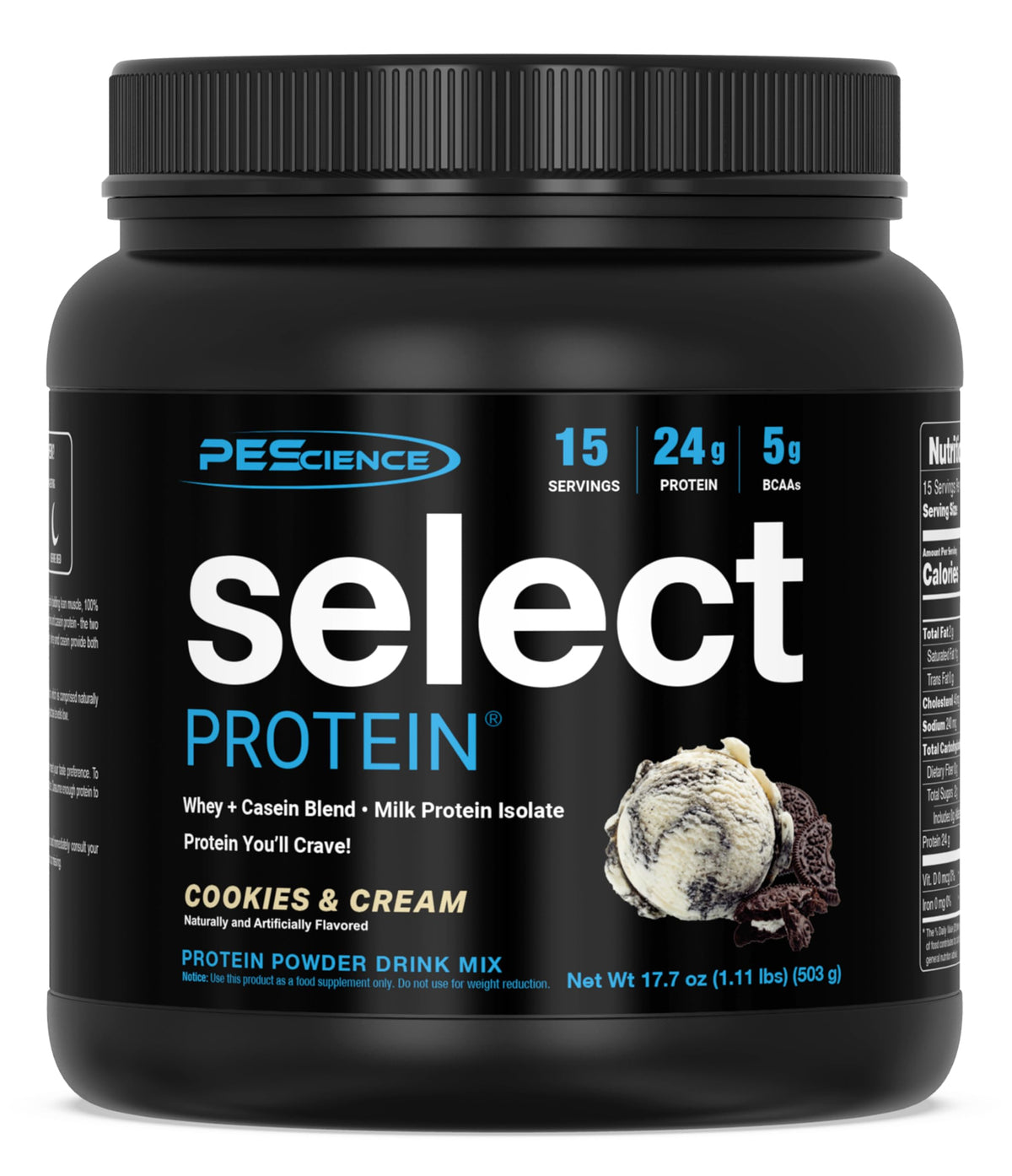 PEScience Select Protein Powder, Gourmet Vanilla, 55 Servings
