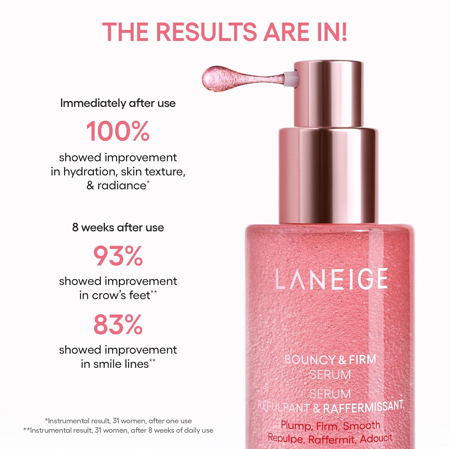 LANEIGE Bouncy and Firm Sleeping Mask: Revitalize, Smooth, Peony & Collagen Complex, Barrier-Boosting Hydration