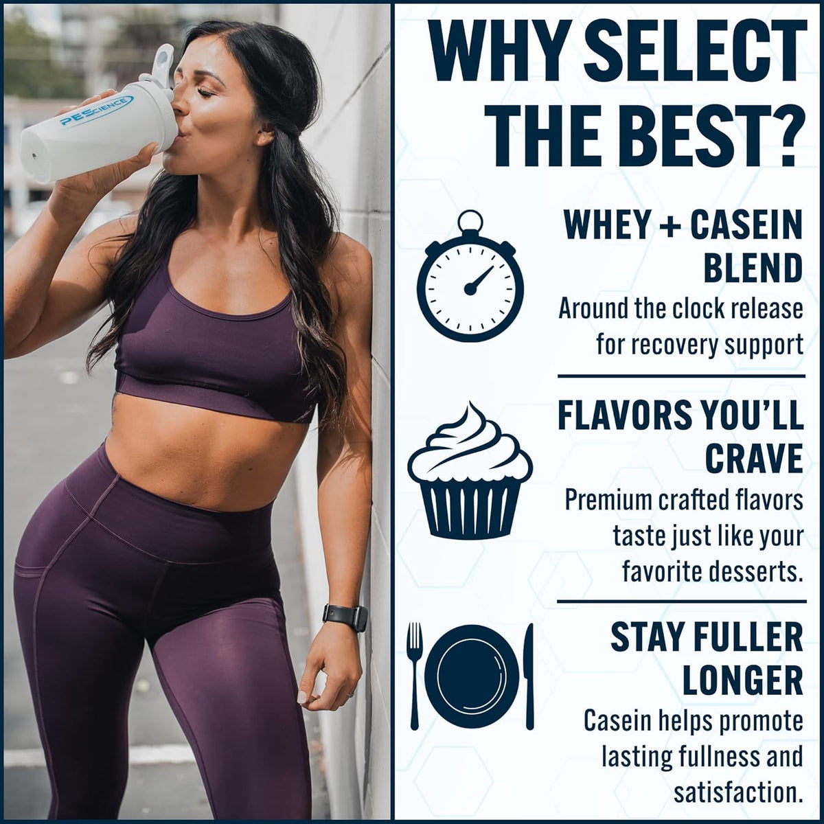 PEScience Select Protein Powder, Gourmet Vanilla, 55 Servings