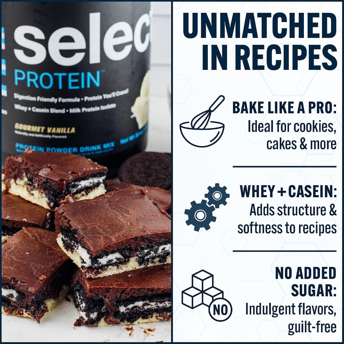 PEScience Select Protein Powder, Gourmet Vanilla, 55 Servings