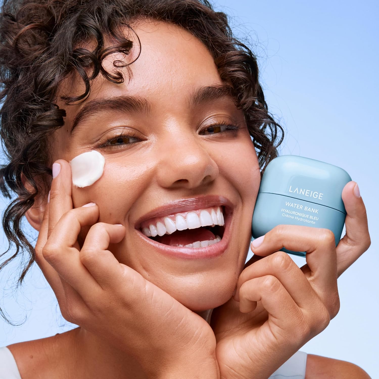 LANEIGE Water Bank Blue Hyaluronic Cream Moisturizer: Hydrating Korean Face Cream with Squalane & Ceramide for Skin Barrier Support, Dermatologist-Tested